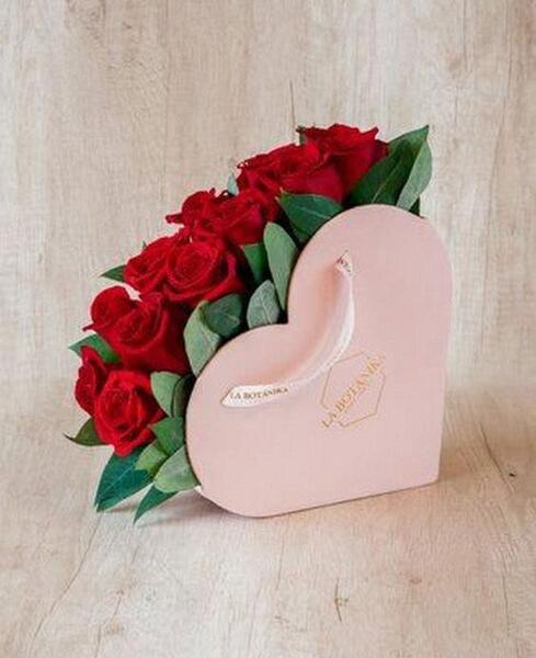 عکس نوشته قلب با گل