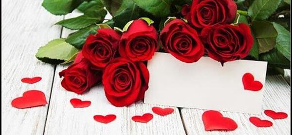 عکس نوشته قلب با گل