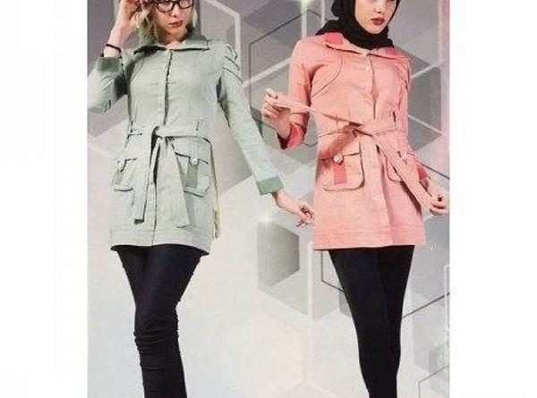 عکس مانتو اسپرت کوتاه دخترانه