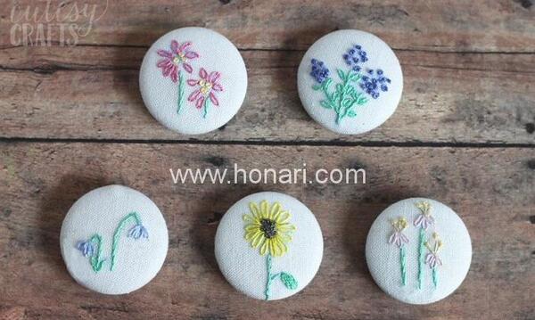 عکس ایده گلدوزی روی نمد