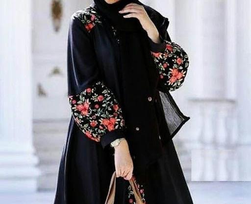 عکس مدل مانتو دخترانه گلدوزی شده
