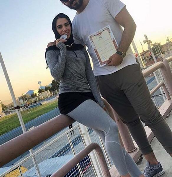 عکس مریم طوسی وهمسرش