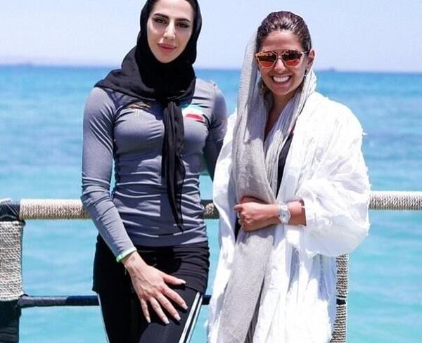 عکس مریم طوسی وهمسرش