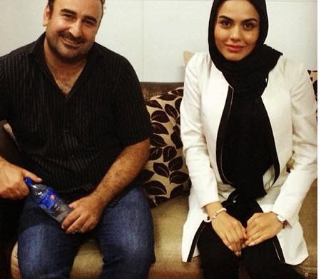 عکس آزاده زارعی در آوای باران