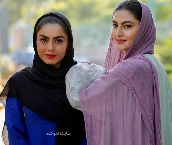 عکس آزاده زارعی در آوای باران