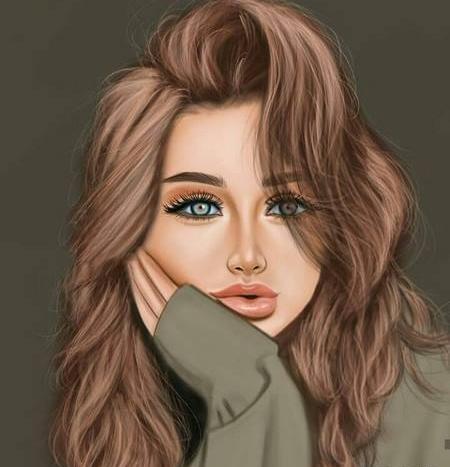 عکس دختر برای پروفایل از نیم رخ