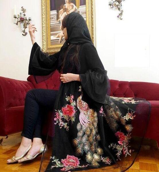 عکس مانتو بلند مجلسی شیک