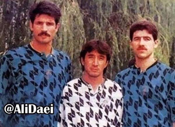 عکس قدیمی دایی و باقری
