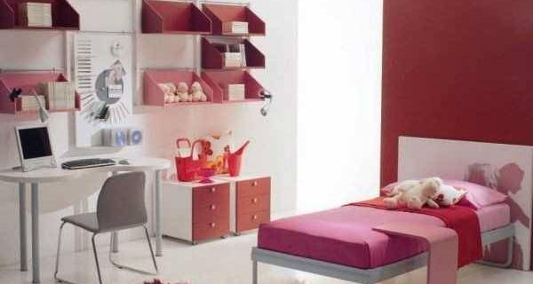 عکس ایده زیبا برای اتاق خواب دخترانه با رنگ صورتی