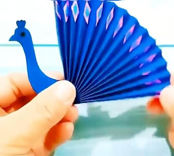 عکس کاردستی طاووس