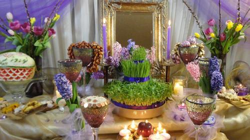 عکس از سفره هفت سین های زیبا