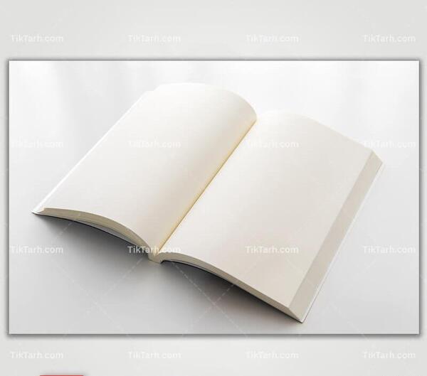 عکس صفحه سفید کتاب