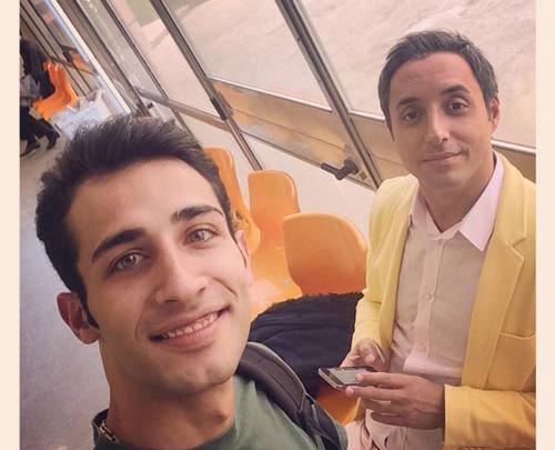 عکس مهران ضیغمی و همسرش