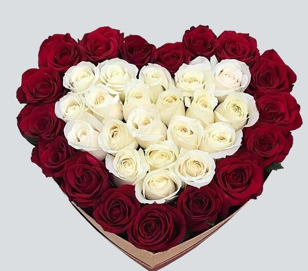 عکس دسته گل قلب