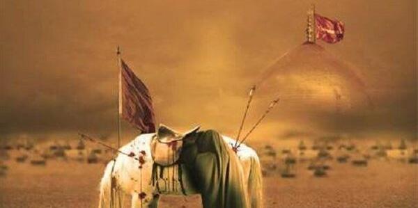 عکس امام حسین اسب