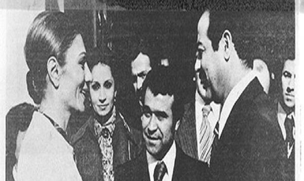 عکس محمدرضا شاه با صدام