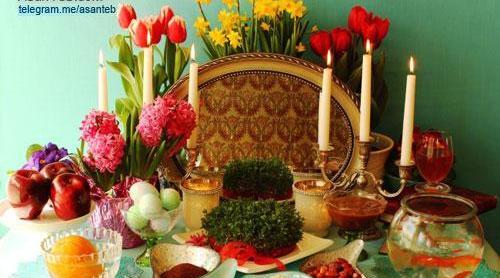 عکس ایده سفره هفت سین اسان