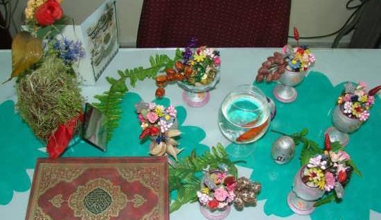 عکس ایده سفره هفت سین اسان