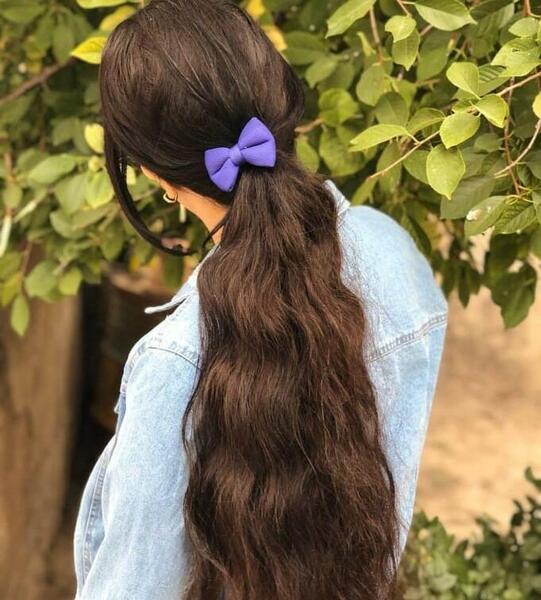 عکس دختر برای پروفایل با موهای بلند