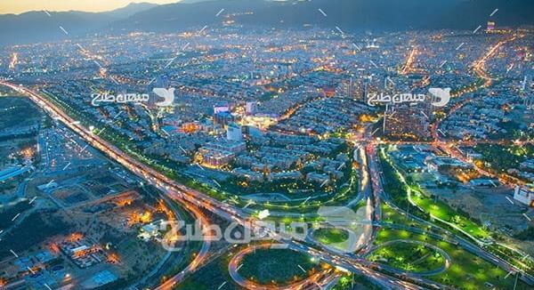 عکس هوایی تهران