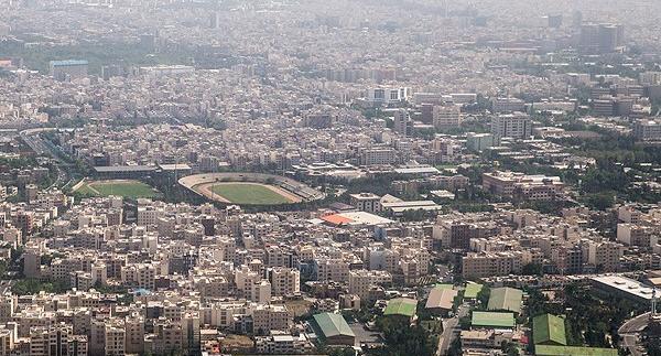 عکس هوایی تهران