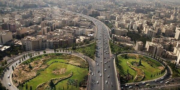عکس هوایی تهران