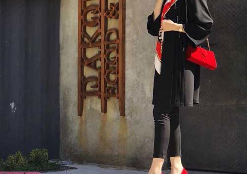 عکس مدل مانتو جلو باز گلبهی