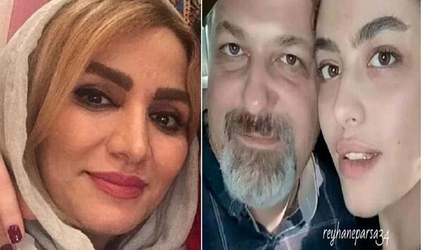 عکس ریحانه پارسا با چهره آشفته