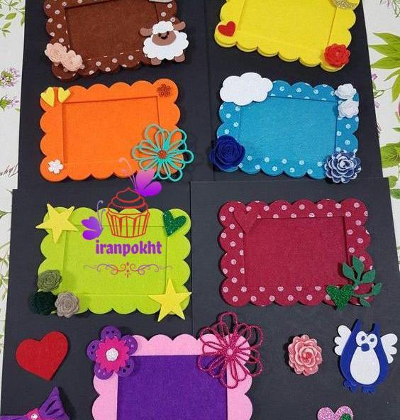 عکس ایده برای کاردستی نمد