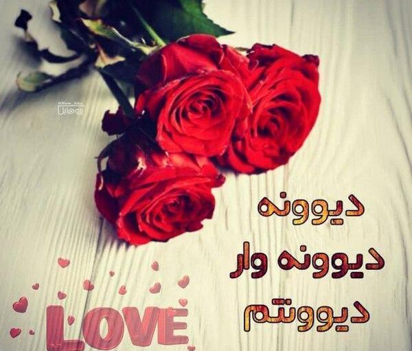 عکس دوست دارم دیوونه