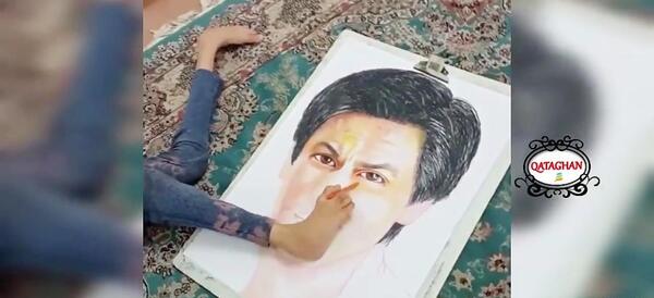 عکس نقاشی شاهرخ خان