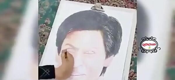عکس نقاشی شاهرخ خان