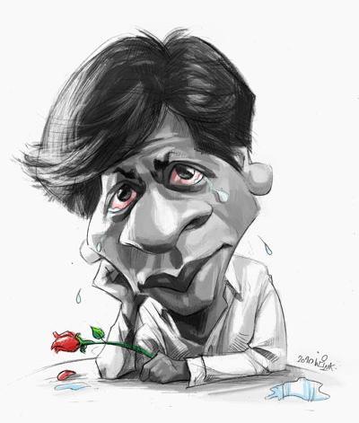 عکس نقاشی شاهرخ خان