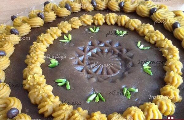 عکس حلوا نسکافه ای