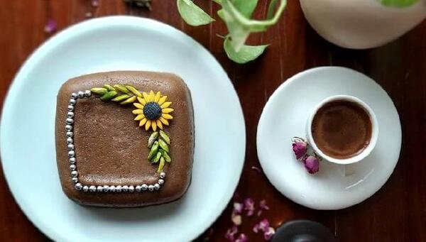 عکس حلوا نسکافه ای