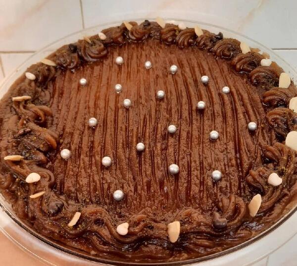 عکس حلوا نسکافه ای