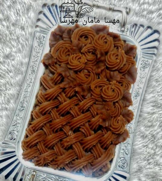 عکس حلوا نسکافه ای