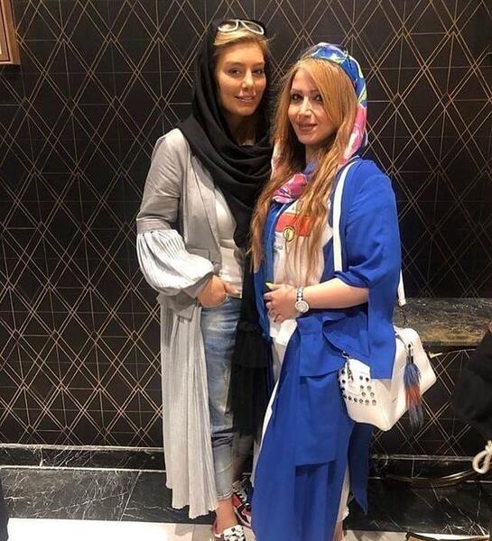 عکس سحر قریشی در خارج