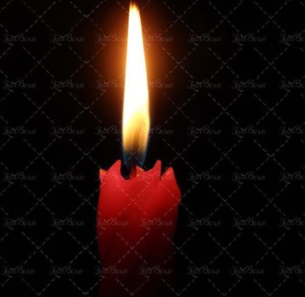 عکس غمگین با شمع