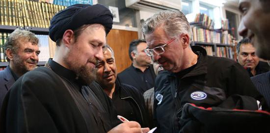 عکس دایی سید حسن خمینی