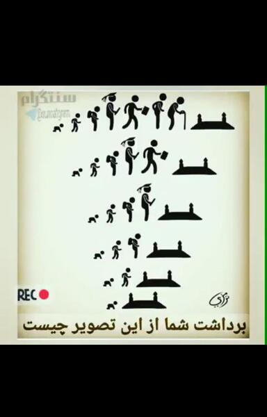 عکس نوشته آیه کل نفس ذائقه الموت
