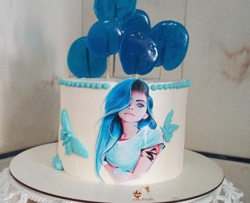 عکس فرشته روی کیک
