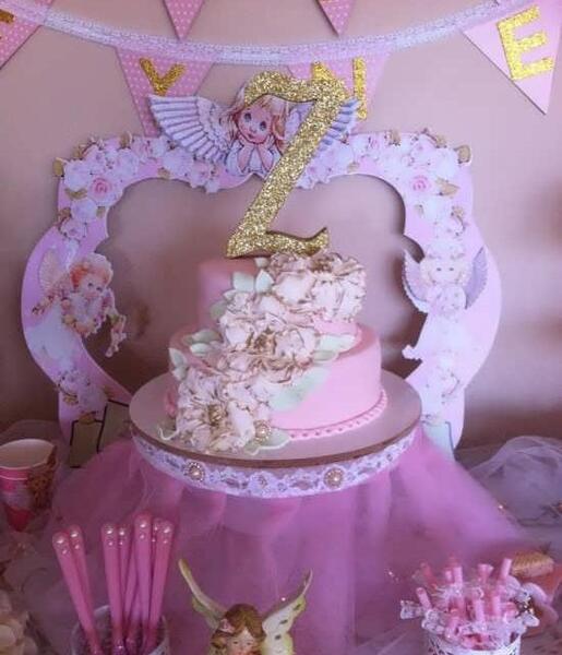 عکس فرشته روی کیک