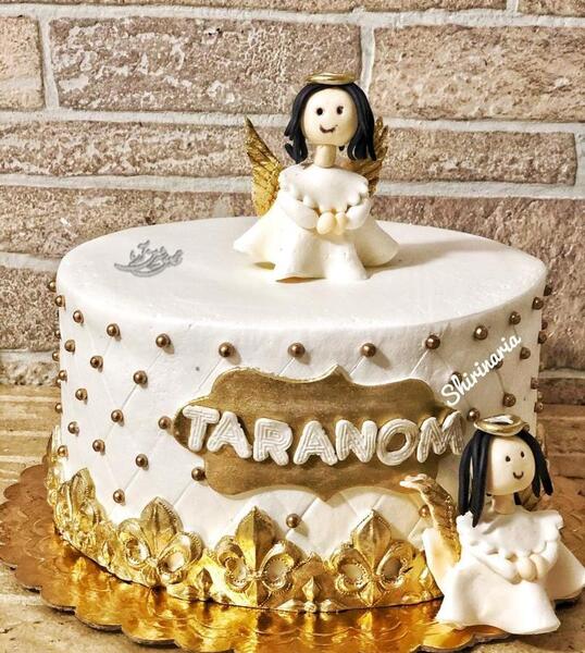 عکس فرشته روی کیک