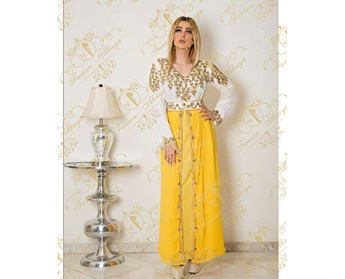 عکس لباس مجلسی زنانه طاووسی