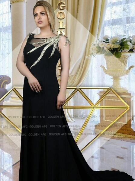 عکس لباس مجلسی زنانه طاووسی