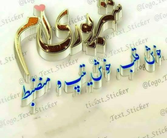 عکس نوشته زهرا شهریوری