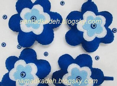 عکس چشم زخم با پارچه نمدی