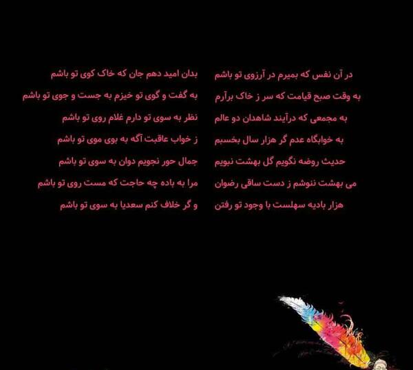 عکس نوشته در آن نفس که بمیرم