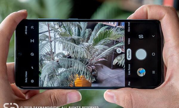 عکس پرتره با گوشی سامسونگ a50